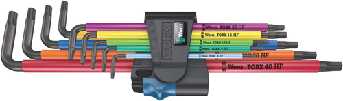 Torxsleutelset Wera - 967/9 TX TL 9-DELIG Torxsleutelset Wera - 967/9 TX TL 9-DELIG