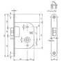 deurslot insteek loop mauer-3 deurslot insteek loop mauer-3