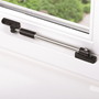 telescoop uitzetter rvs/zwart axa-5 telescoop uitzetter rvs/zwart axa-5
