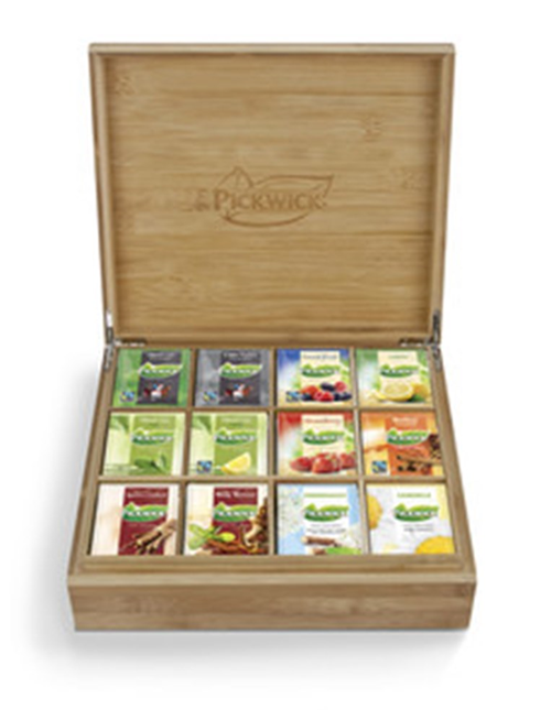 Theekist Bamboe Pickwick - 12 VAKS Theekist Bamboe Pickwick - 12 VAKS