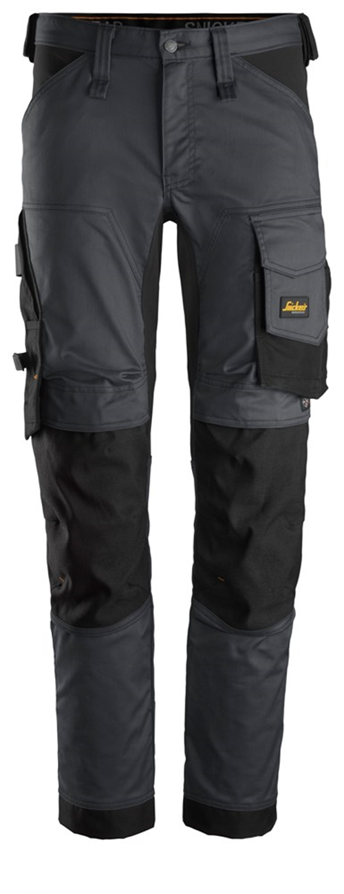 Werkbroek Allroundwork Stretch Snickers - 6341 GRIJS/ZWART 152 Werkbroek Allroundwork Stretch Snickers - 6341 GRIJS/ZWART 152