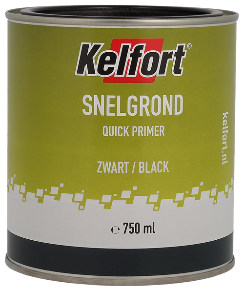 Grondverf Zwart Snel Kelfort -  750ML Grondverf Zwart Snel Kelfort -  750ML
