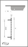 ventilatiestrip aluminium wit-3 ventilatiestrip aluminium wit-3