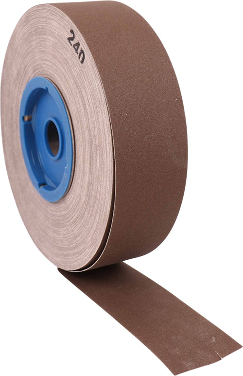 Schuurrol Linnen Droog Bruin Kelfort -  50MM 50M K240 Schuurrol Linnen Droog Bruin Kelfort -  50MM 50M K240