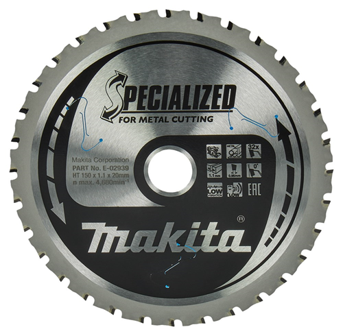Cirkelzaagblad Hm Makita - 150X1.1X20MM 32T TCG Cirkelzaagblad Hm Makita - 150X1.1X20MM 32T TCG