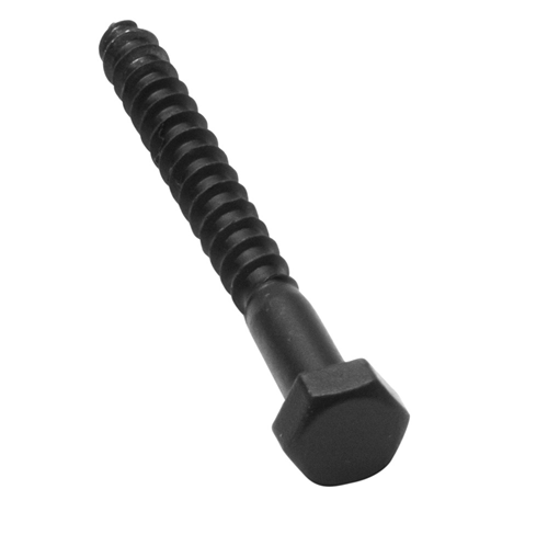 Houtdraadbout Zwart Verzinkt 4.8 - M 6X 50MM Houtdraadbout Zwart Verzinkt 4.8 - M 6X 50MM