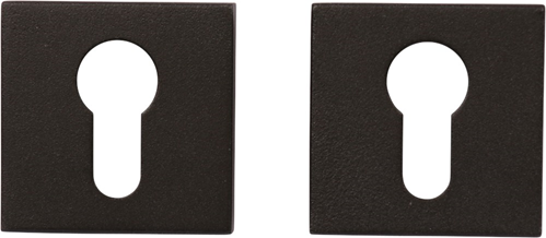 Profielcilinderrozet Rvs A2 Zwart Oxloc - 52X52X11MM KLASSE 2 Profielcilinderrozet Rvs A2 Zwart Oxloc - 52X52X11MM KLASSE 2