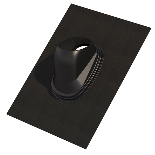 Dakdoorvoerpan Ubiflex Ubbink - 166MM 35-55° ZWART Dakdoorvoerpan Ubiflex Ubbink - 166MM 35-55° ZWART