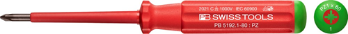 Schroevendraaier Pozidriv Pb Swiss Tools - PB 5192.1-80 PZ1 Schroevendraaier Pozidriv Pb Swiss Tools - PB 5192.1-80 PZ1
