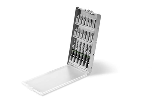 Houtspiraalborenset / Bitset Festool - BKS SYS3 D3-8 K CE/W 18-DELIG Houtspiraalborenset / Bitset Festool - BKS SYS3 D3-8 K CE/W 18-DELIG