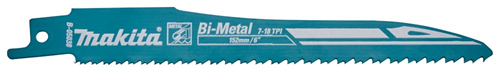 Reciprozaagblad Makita For Bi-Metal - S123X 152MM SET à 2 STUKS Reciprozaagblad Makita For Bi-Metal - S123X 152MM SET à 2 STUKS