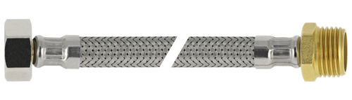 Slang Flexibel Rvs - 3/8'' BI X 3/8'' BU 350MM Slang Flexibel Rvs - 3/8'' BI X 3/8'' BU 350MM