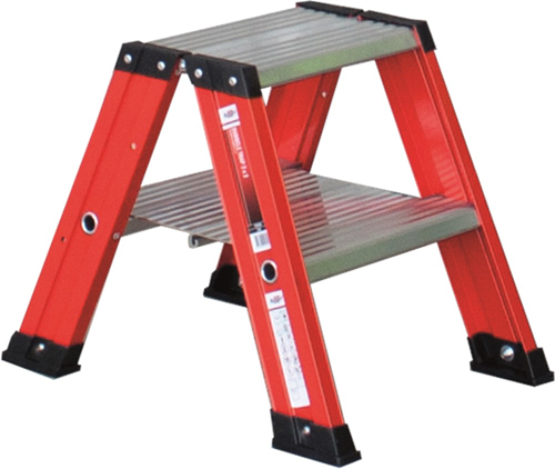 Dubbele Trap Aluminium Gecoat Kelfort - MAGNUS 2X 2 TREDEN Dubbele Trap Aluminium Gecoat Kelfort - MAGNUS 2X 2 TREDEN