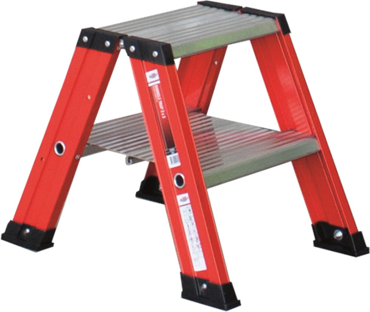 dubbele trap aluminium gecoat kelfort dubbele trap aluminium gecoat kelfort