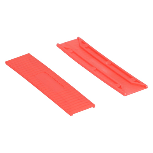 Beglazingsblokjes Tunnel Kunststof - 24X3X100MM ROOD Beglazingsblokjes Tunnel Kunststof - 24X3X100MM ROOD