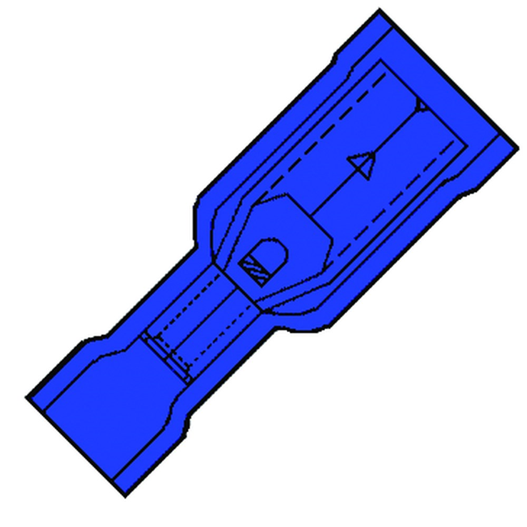 kabelschoen buskontakt blauw kabelschoen buskontakt blauw