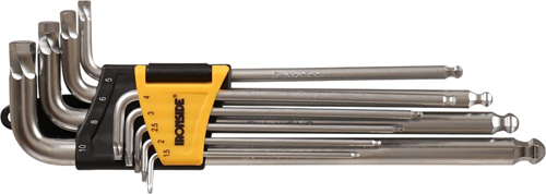 Inbussleutelset Kogel Metrisch Ironside - RESCUE 9-DELIG 1.5-10MM Inbussleutelset Kogel Metrisch Ironside - RESCUE 9-DELIG 1.5-10MM