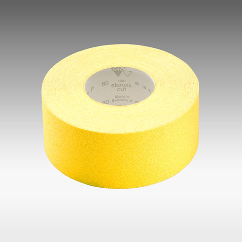 Schuurrol Papier Geel Sia - 1960 SIAREXX  95MM 25M K100 Schuurrol Papier Geel Sia - 1960 SIAREXX  95MM 25M K100