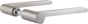 deurkruk rvs a2 oxloc-3 deurkruk rvs a2 oxloc-3
