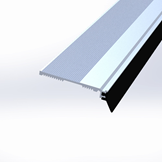 slijtdorpelstrip aluminium ellen met lip slijtdorpelstrip aluminium ellen met lip