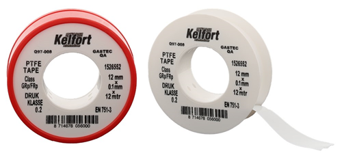 Ptfe-Afdichtingstape Kelfort - 12X0.1MM 12M Ptfe-Afdichtingstape Kelfort - 12X0.1MM 12M