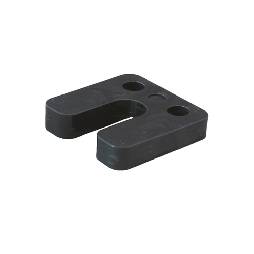 Hogedrukplaat Abs -  70X 70X10MM ZWART Hogedrukplaat Abs -  70X 70X10MM ZWART