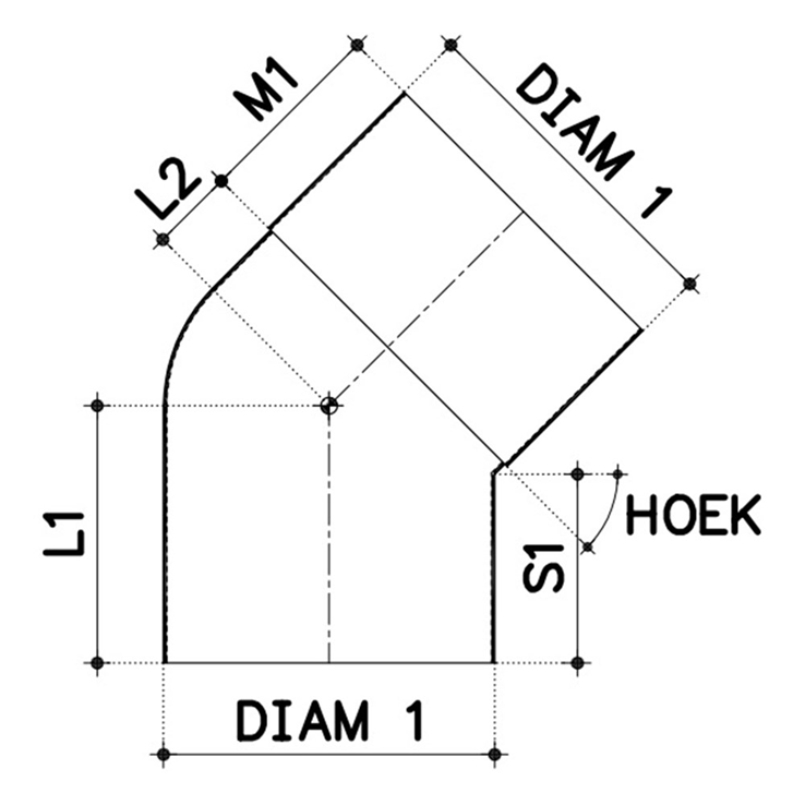 bocht pvc grijs rwa bocht pvc grijs rwa