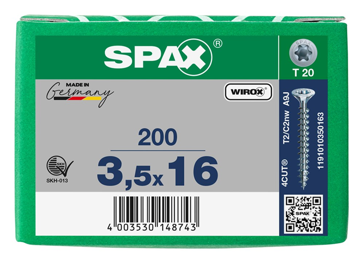 spaanplaatschroef wirox spax spaanplaatschroef wirox spax