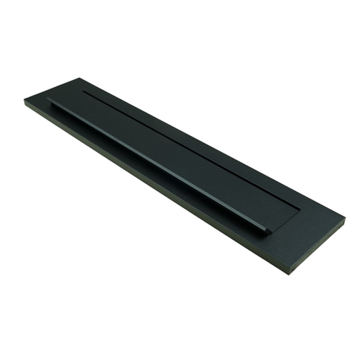 Briefplaat Aluminium Mat Zwart Oxloc - DL BUITENDRAAIEND Briefplaat Aluminium Mat Zwart Oxloc - DL BUITENDRAAIEND