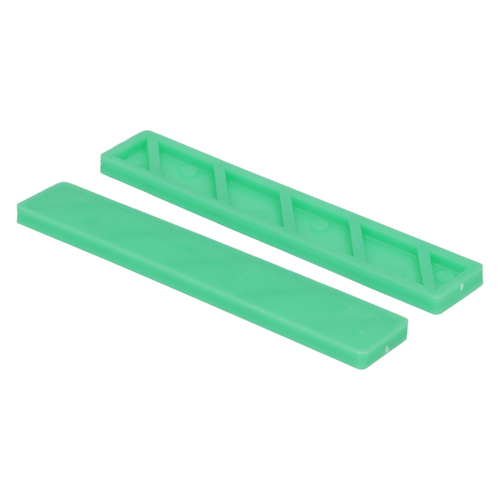 Beglazingsblokjes Raster Kunststof - 18X5X100MM GROEN Beglazingsblokjes Raster Kunststof - 18X5X100MM GROEN