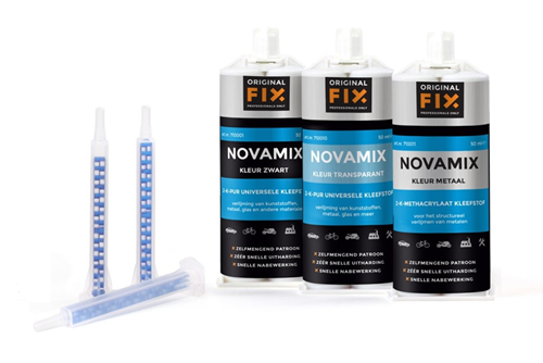 Kleefstof Universeel 2-K-Pur Originalfix - NOVAMIX 50ML ZWART Kleefstof Universeel 2-K-Pur Originalfix - NOVAMIX 50ML ZWART