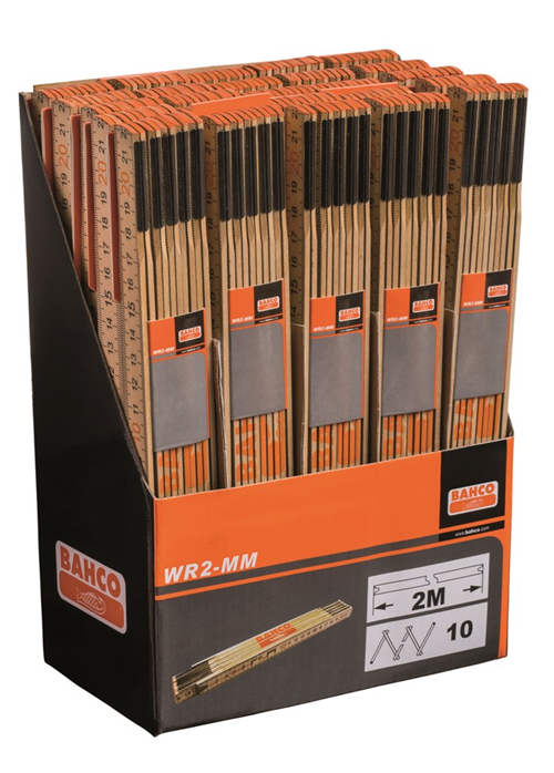 Duimstok Beukenhout Bahco - WR2 2M Duimstok Beukenhout Bahco - WR2 2M