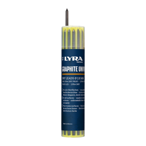 Navulling Diepgatpen Potlood Lyra - 12X ZWART Navulling Diepgatpen Potlood Lyra - 12X ZWART