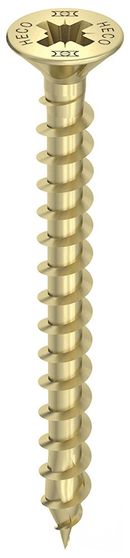 Spaanplaatschroef Geel Verzinkt Heco - 2.5X 16MM PK PZ1 Spaanplaatschroef Geel Verzinkt Heco - 2.5X 16MM PK PZ1
