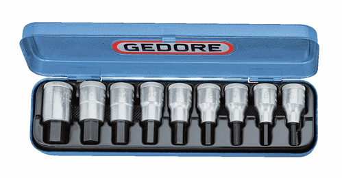 Dopsleutel Schroevendraaierset Gedore - IN19PM INBUS 9-DELIG 1/2'' Dopsleutel Schroevendraaierset Gedore - IN19PM INBUS 9-DELIG 1/2''