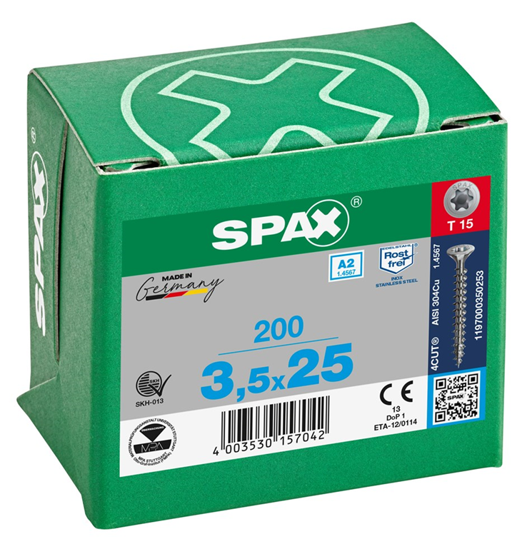 spaanplaatschroef rvs a2 spax spaanplaatschroef rvs a2 spax