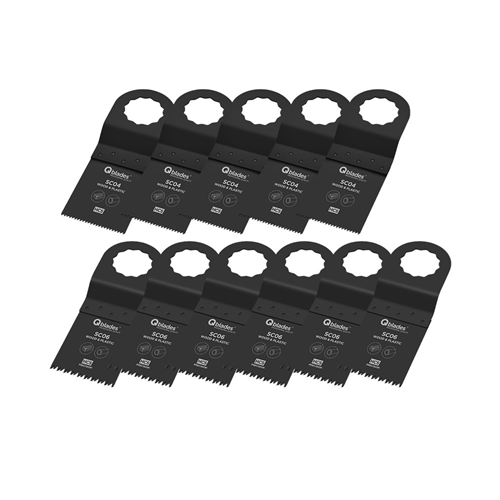 Multizaagblad Standaard Qblades Sc12k - SC93 34X40MM SET à 10+1 ST Multizaagblad Standaard Qblades Sc12k - SC93 34X40MM SET à 10+1 ST