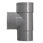 T-stuk pvc grijs hwa-3 T-stuk pvc grijs hwa-3
