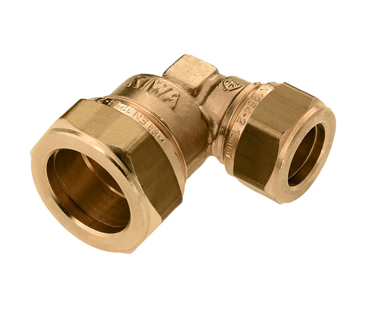 knel verloopknie messing knel verloopknie messing