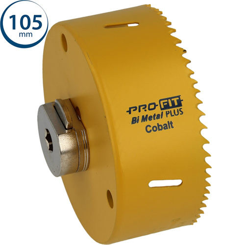 Gatzaag Bimetal Plus Variable Profit - Ø105X38MM CLICK&DRILL HEX 10MM Gatzaag Bimetal Plus Variable Profit - Ø105X38MM CLICK&DRILL HEX 10MM