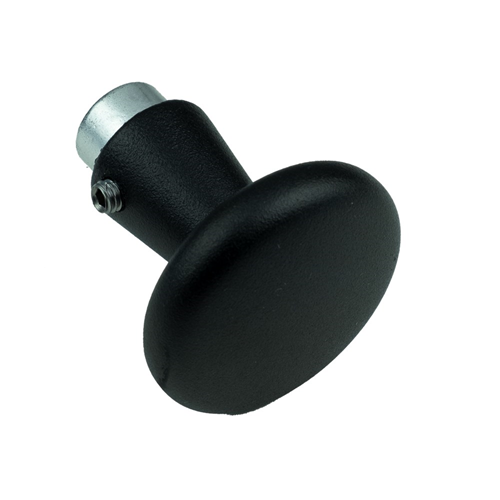 Knopkruk Gatdeel Aluminium Zwart Oxloc - 160/50 RAL 9005 Knopkruk Gatdeel Aluminium Zwart Oxloc - 160/50 RAL 9005