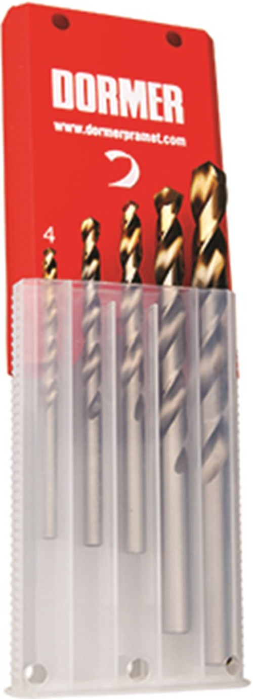 Metaalborenset Hss Tin-Tip Dormer - A089 4.0- 10.0MM 5-DELIG Metaalborenset Hss Tin-Tip Dormer - A089 4.0- 10.0MM 5-DELIG