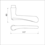 deurkruk aluminium f1 ami-3 deurkruk aluminium f1 ami-3