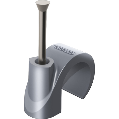 Kabelclip Rond Kunststof Mepac - 16-19MM GRIJS Kabelclip Rond Kunststof Mepac - 16-19MM GRIJS