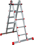 vouwladder telescoop aluminium kelfort vouwladder telescoop aluminium kelfort
