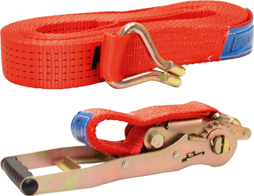 Spanband Met Ratelgesp En Haak Kelfort - 50MM 9.0M 5000KG ERGO Spanband Met Ratelgesp En Haak Kelfort - 50MM 9.0M 5000KG ERGO