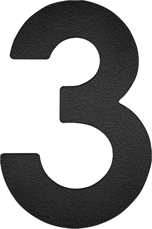 Huisnummer Rvs A2 Mat Zwart Oxloc - 120X70MM 3 Huisnummer Rvs A2 Mat Zwart Oxloc - 120X70MM 3