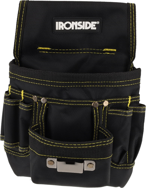 Gereedschapsgordel Nylon Ironside - GEEL/ZWART 16 VAKKEN Gereedschapsgordel Nylon Ironside - GEEL/ZWART 16 VAKKEN