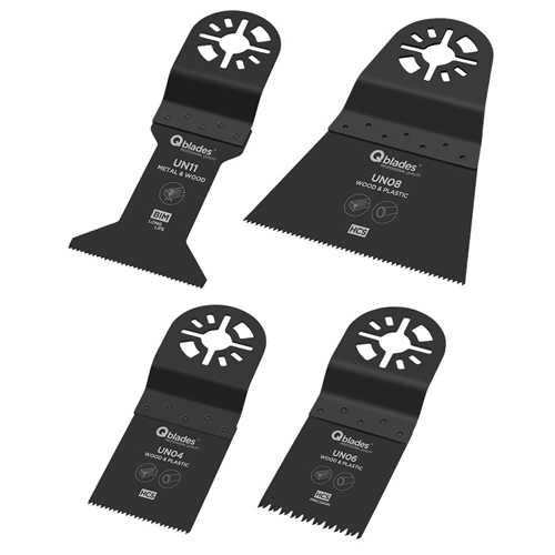 Multizaagblad Standaard Qblades Ois - UN92 SET à 4 ST Multizaagblad Standaard Qblades Ois - UN92 SET à 4 ST