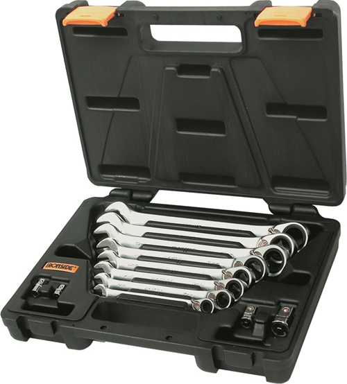 Ringratel/Steeksleutelset Ironside - 12-DELIG 8-19MM Ringratel/Steeksleutelset Ironside - 12-DELIG 8-19MM